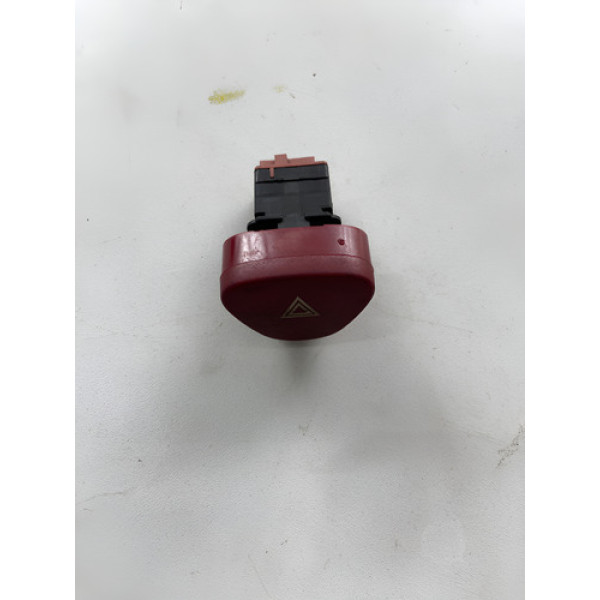 Botão Pisca Alerta Citroen C3 1.4 Glx 2006 2007 2008 Vermelho