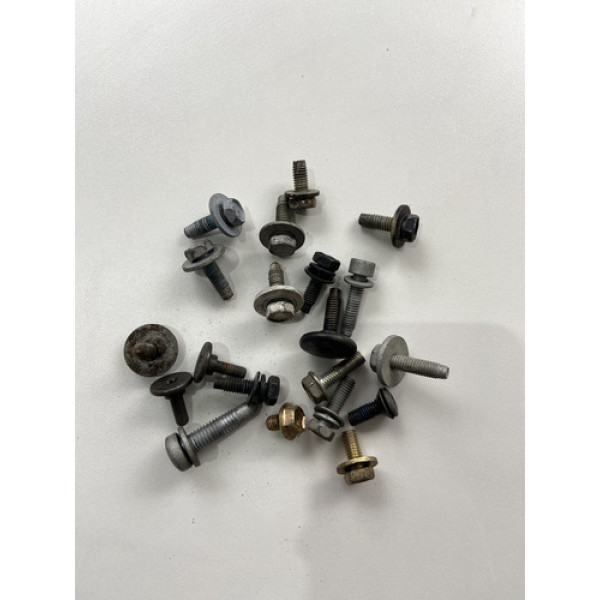 Kit 20 Parafusos Sortido Automotivo 32 Preto