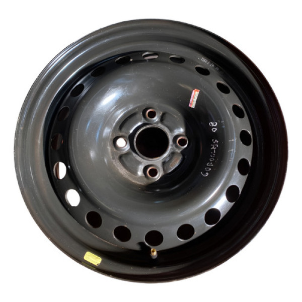 Roda Estepe Ferro Toyota Aro 15 Corolla Etios 4x100 Preto