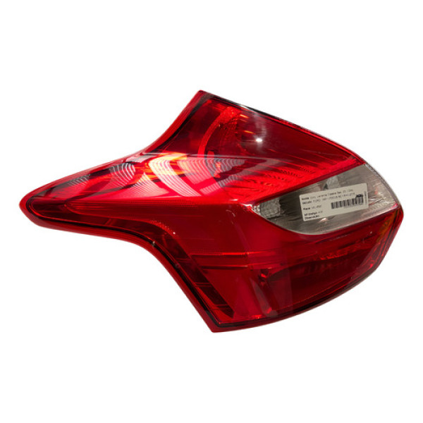 Lanterna Traseira Esquerda Focus Hatch 2015 Avaria  Esquerdo Vermelho