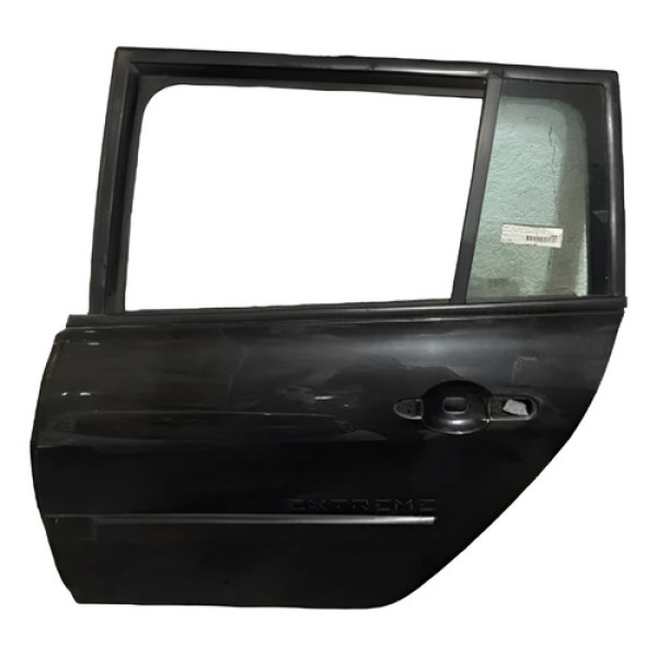 Porta Traseira Esquerda Megane Grand Tour 2009 2010 Traseira Preto