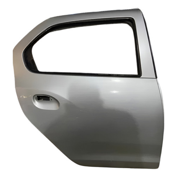 Porta Traseira Direita Renault Logan 2015 2016 2017 Traseira Direita Prateado