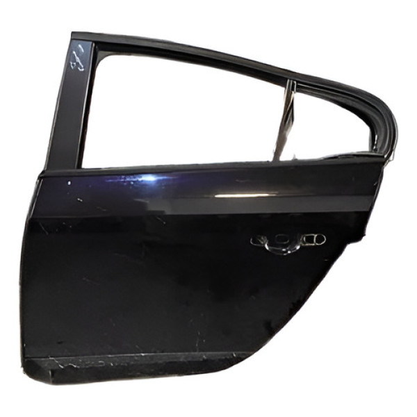 Porta Traseira Esquerda Fluence 2014 2015 2016 Traseira Esquerdo Preto