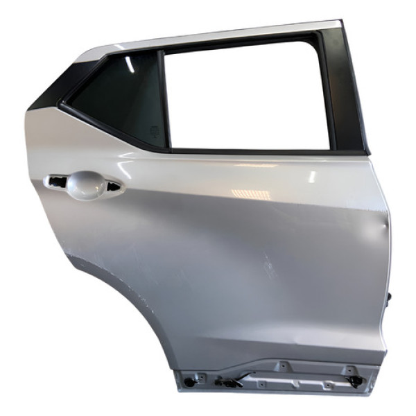 Porta T.e Nissan Kicks 1.6 2021 2022 (avaria) Traseira Esquerdo Prateado