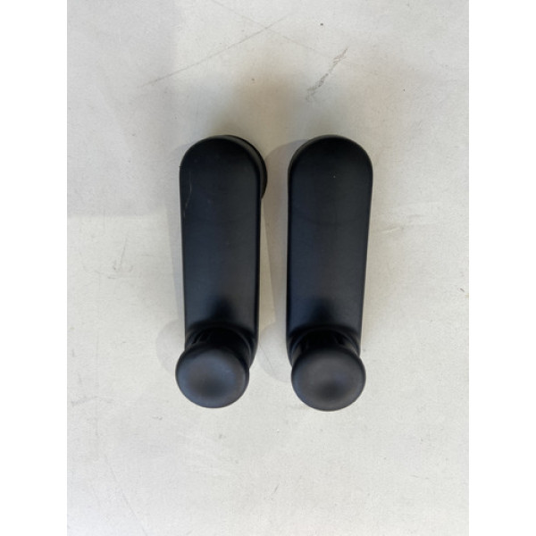 Manivela De Vidros Traseiros Renault Sandero 1.6 2016 2017 Preto