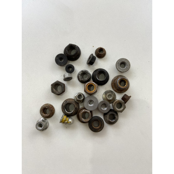 Kit 25 Porcas Sortidas Automotivo 209 Preto