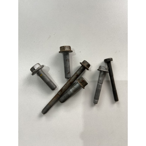 Kit 6 Parafusos Sortido Automotivo 57 Preto