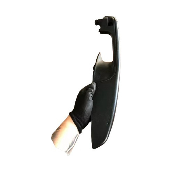 Puxador Interno Porta Traseiro Esquerdo Audi Q5 2011 2012 Preto Liso