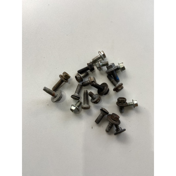 Kit 20 Parafusos Sortido Automotivo 50 Preto