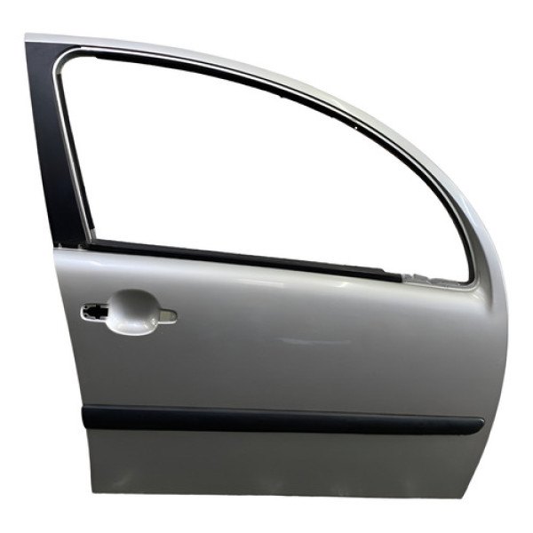 Porta Dianteira Direita C3 2007 2008 2009 2010 Dianteira Direito Cinza