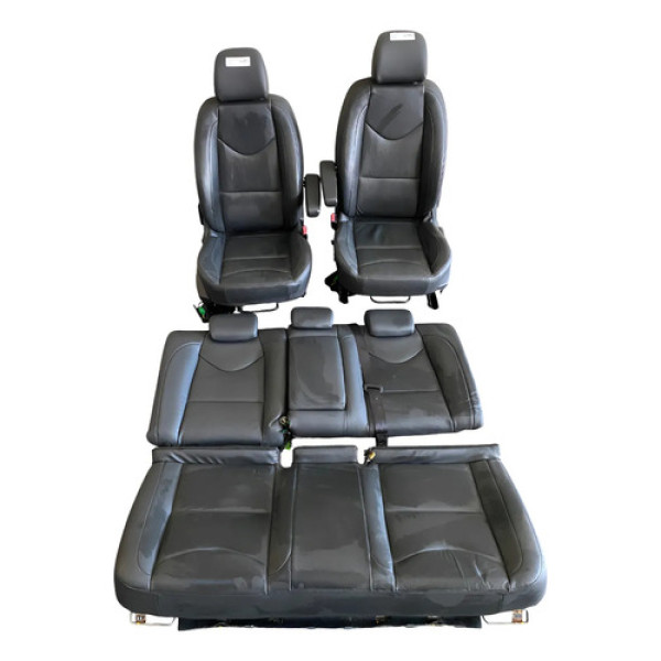Jogo De Bancos Em Couro Peugeot 408 2014 2015 Preto