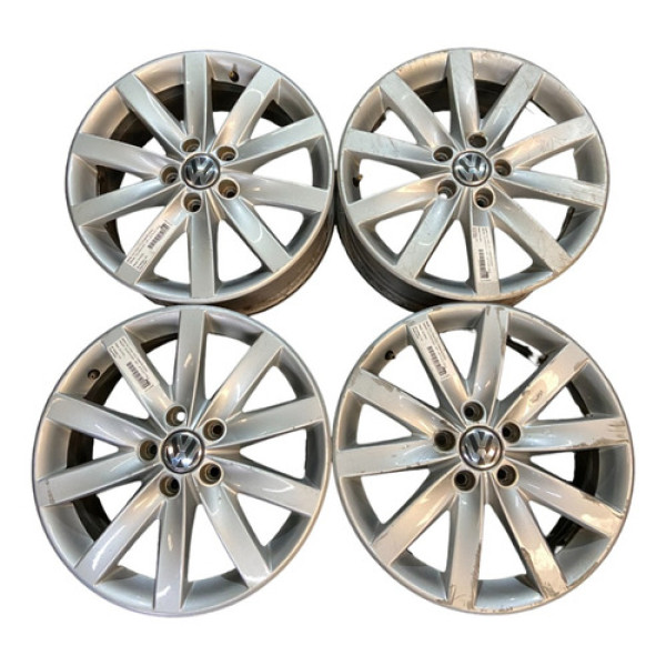 Jogo De Rodas Aro 17 Jetta 2.0 2012 2013 2014 Prateado