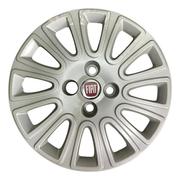 Calota Aro 14 Fiat Gran Siena 2014 2015 ( Avarias ) Prateado