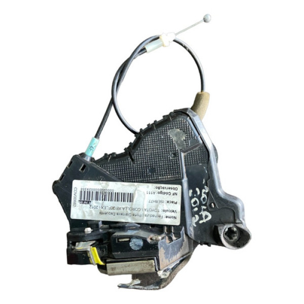 Fechadura Da Porta Dianteira Esquerda Corolla 2012 2.0