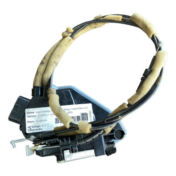 Fechadura Traseira Esquerda  Nissan Kicks 2017 2018 2019 