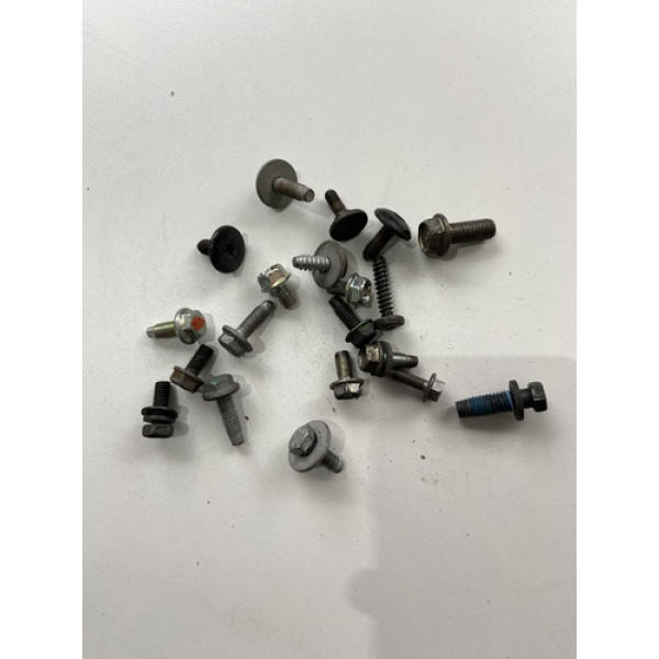 Kit 20 Parafusos Sortido Automotivo 29 Preto