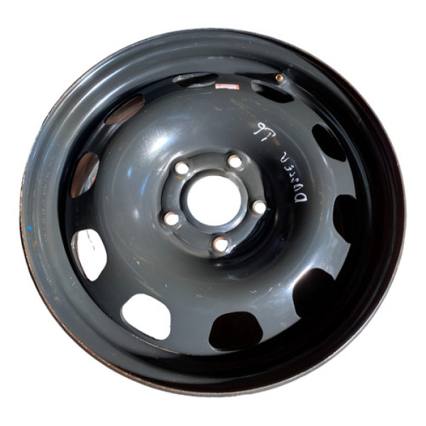 Roda Ferro Aro 16 Renault Duster Oroch Usada Preto