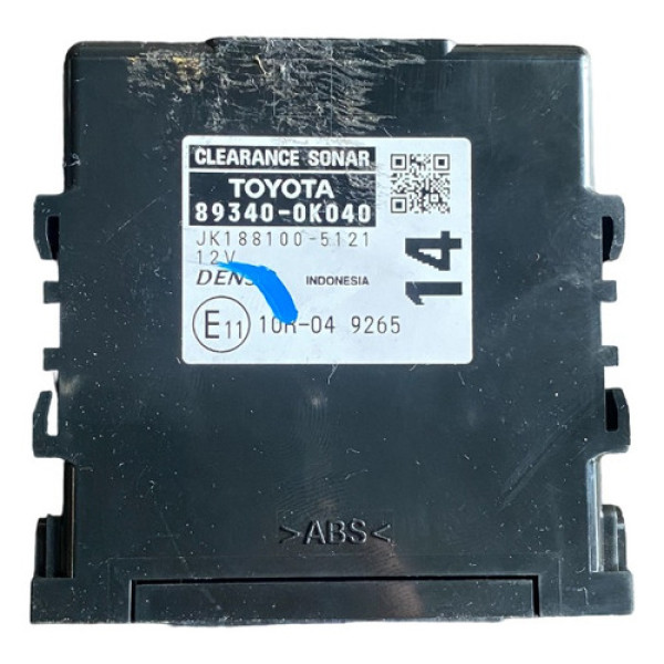 Módulo Sonar Hilux Sw4 2.8 2021 2022 89340-0k030