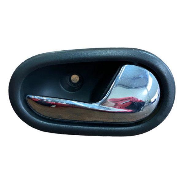 Maçaneta  Cromada Direito Sandero Logan 2015 806708506r Preto Traseira