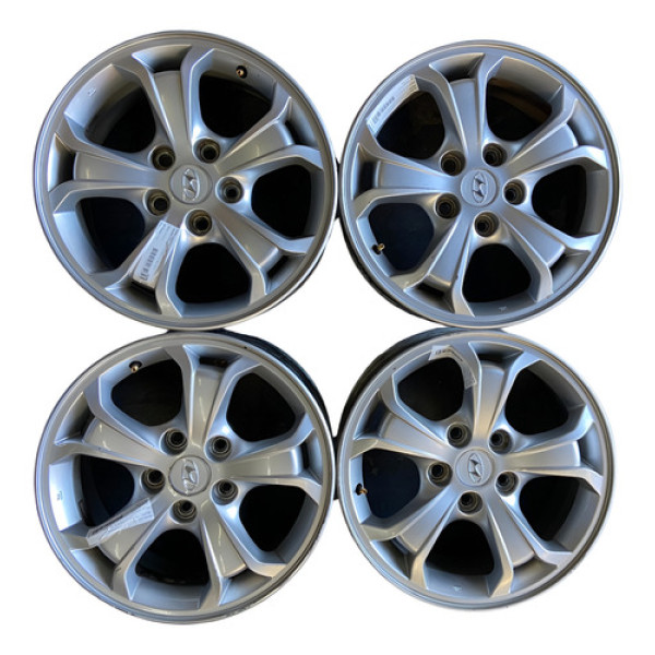 Jogo De Roda Hyundai Tucson 2.0 Aro 16 2015/2016 Prateado