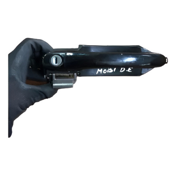 Maçaneta Traseira Esquerda Externa Fiat Mobi 2019 2020 Preto Traseira