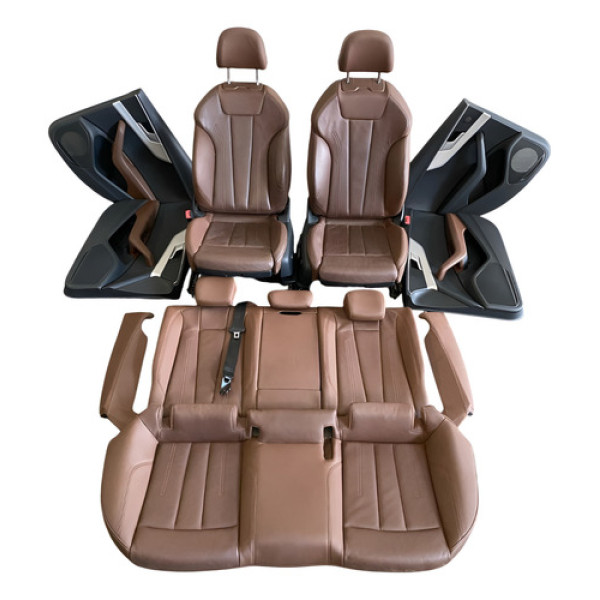 Jogo De Bancos Forro De Portas Audi A5 2017 2018 2019 Marrom