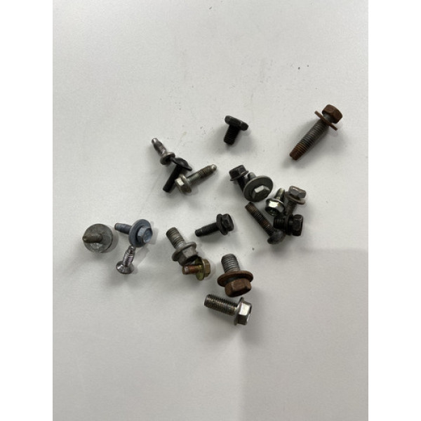 Kit 20 Parafusos Sortido Automotivo 40 Preto