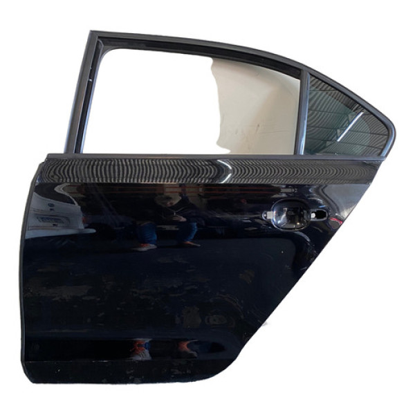 Porta Traseira Esquerda Jetta 2012 2013 2014 2015 2016 Preto Traseira Esquerda