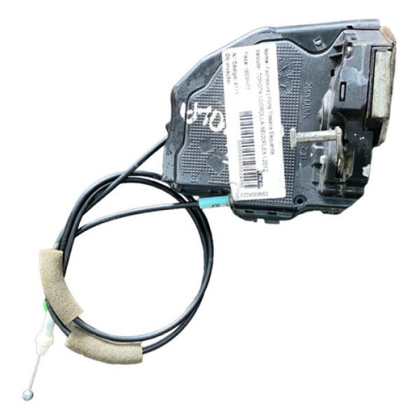 Fechadura Da Porta Traseira Esquerda Corolla 2012 2.0