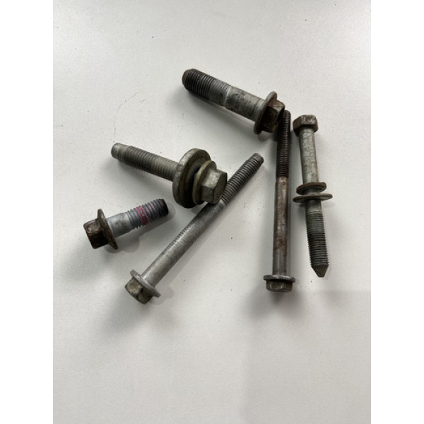 Kit 6 Parafusos Sortido Automotivo 52 Preto