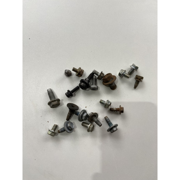 Kit 20 Parafusos Sortido Automotivo 28 Preto