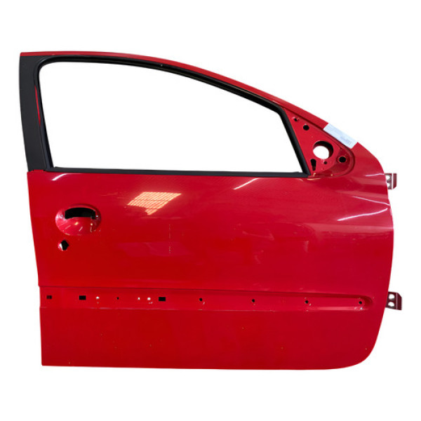 Porta Dianteira Direita Peugeot 1.6 Escapade 2006 2007 Dianteira Direita Vermelho