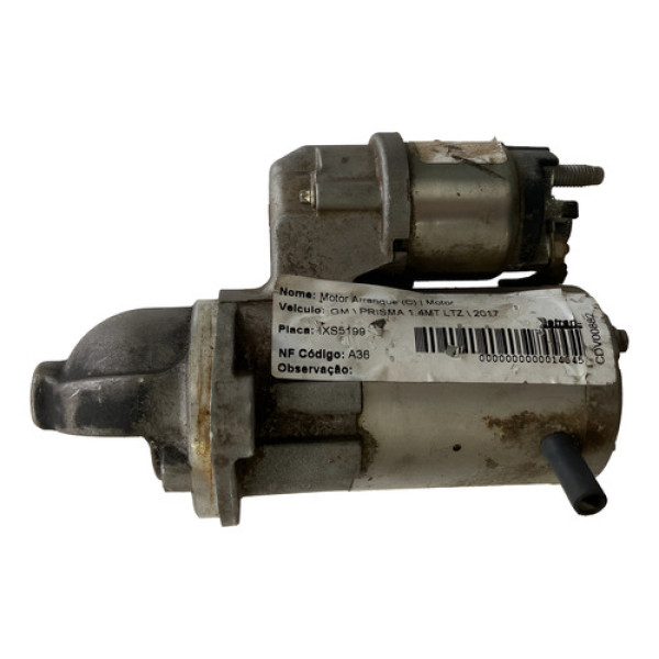 Motor De Arranque Chevrolet Prisma 1.4 2016 2017