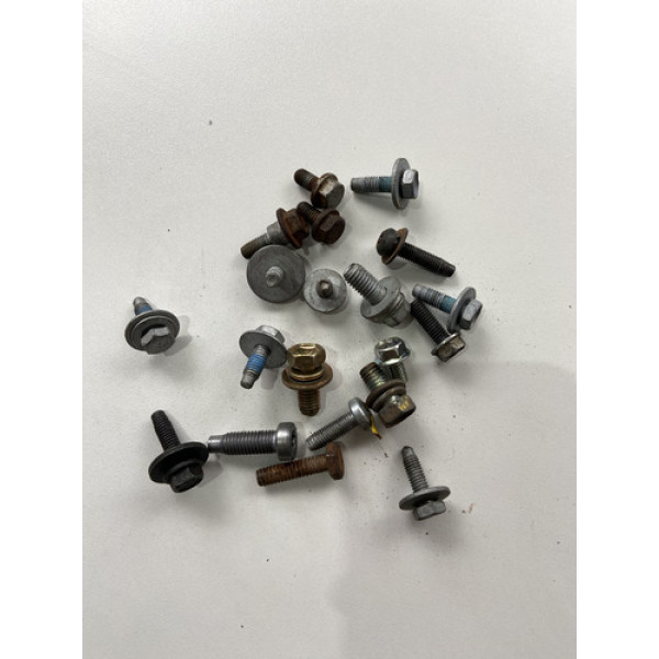 Kit 20 Parafusos Sortido Automotivo 30 Preto