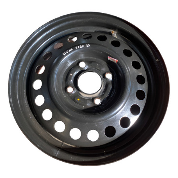 Roda De Ferro Nissan Livina Tiida Aro 15 - Avulsa Preto