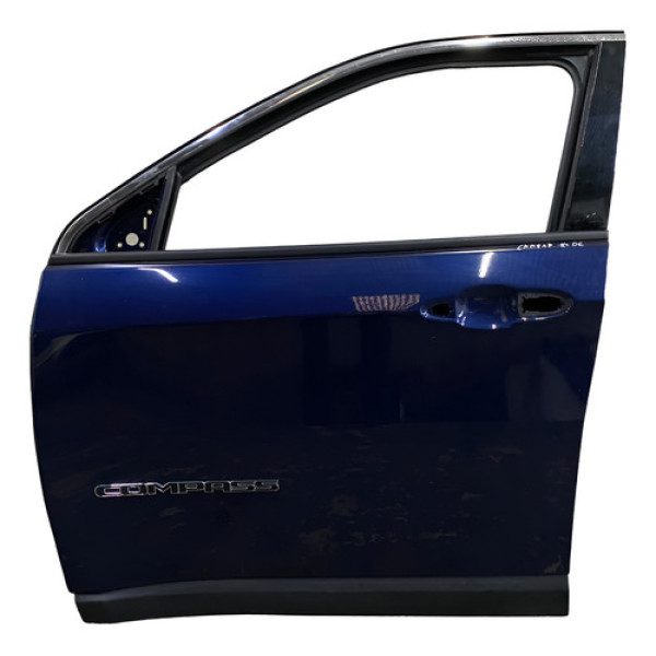 Porta Dianteira Esquerda Compass 2020 2021 2022 2023 Dianteira Esquerda Azul