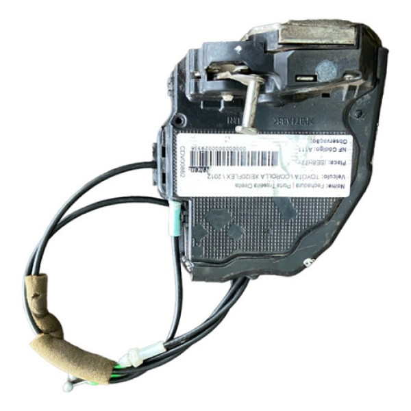 Fechadura Da Porta Traseira Direita Corolla 2012 2.0