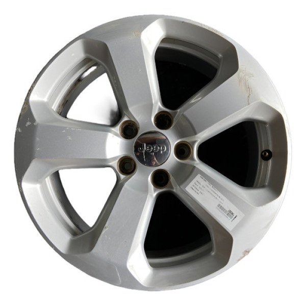 Roda Avulsa Aro 17 Jeep Compass Sport 5x110 2017 2018 Prateado