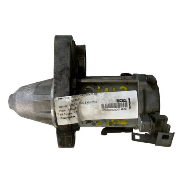 Motor De Arranque Honda Civic Exs 1.8 2012 2013 2014