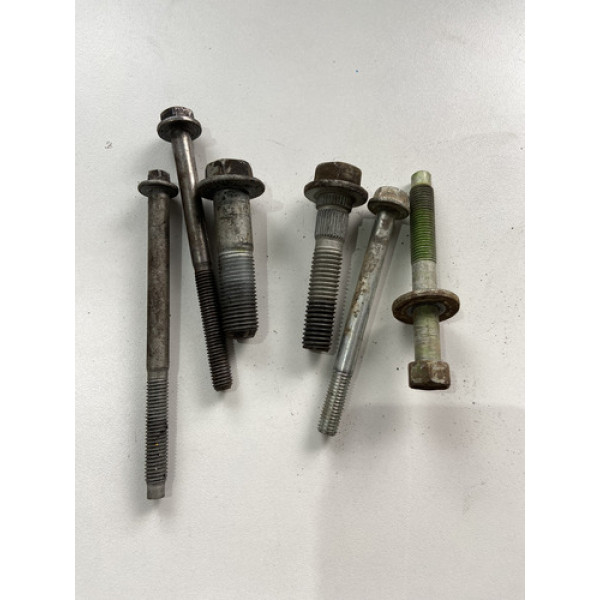 Kit 6 Parafusos Sortido Automotivo 56 Preto