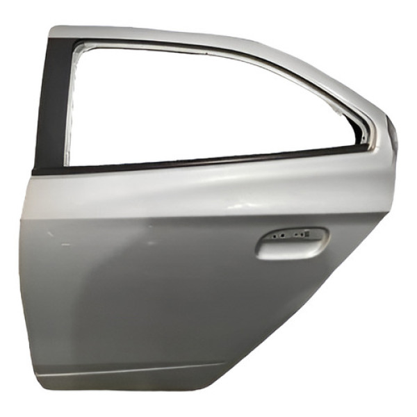 Porta Traseira Esquerda Onix Prisma 2014 2015 2016 (avaria) Traseira Esquerdo Prateado