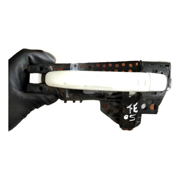 Maçaneta Externa Traseira Esquerda Audi Q5 2.0 2011 2012 Branco Traseira