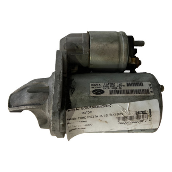 Motor De Arranque Ford Fiesta 1.6 2014 2015