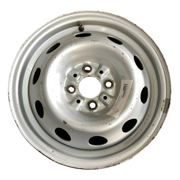 Roda Ferro Aro 14 Fiat Strada 2013 A 2020 Prateado