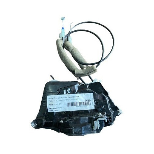 Fechadura Da Porta Dianteira Direita Honda New Fit 2019 2020