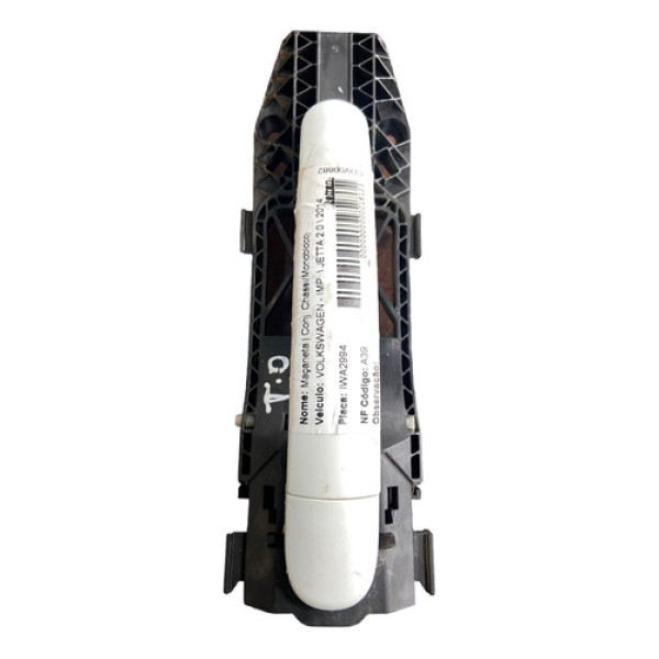 Maçaneta Externa Traseira Direita Jetta 2012 2013 2014 Branco Traseira