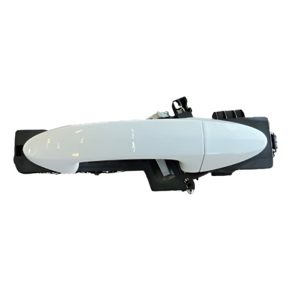 Maçaneta Externa Traseira Esquerda New Fiesta 2014 2015 Branco Traseira