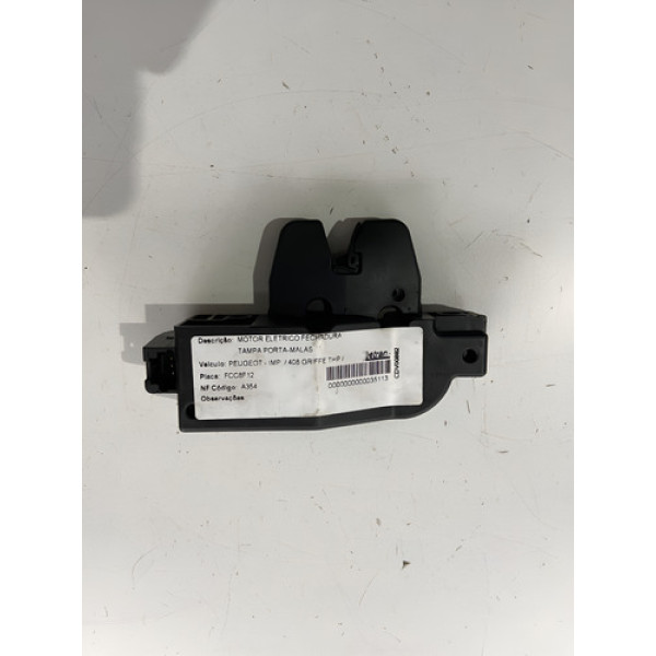 Fechadura Elétrica Porta Malas Peugeot 408 2013 2014