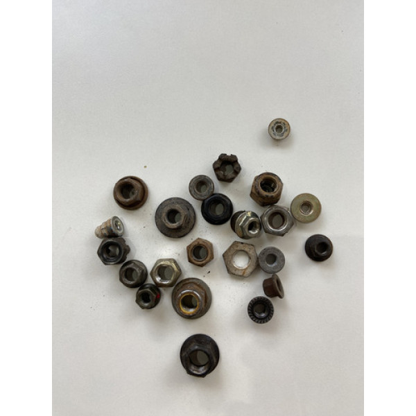 Kit 25 Porcas Sortidas Automotivo 212 Preto