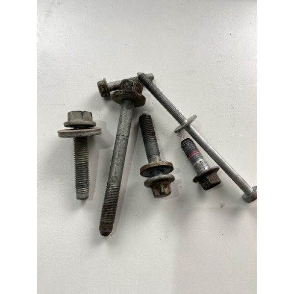 Kit 6 Parafusos Sortido Automotivo 55 Prateado